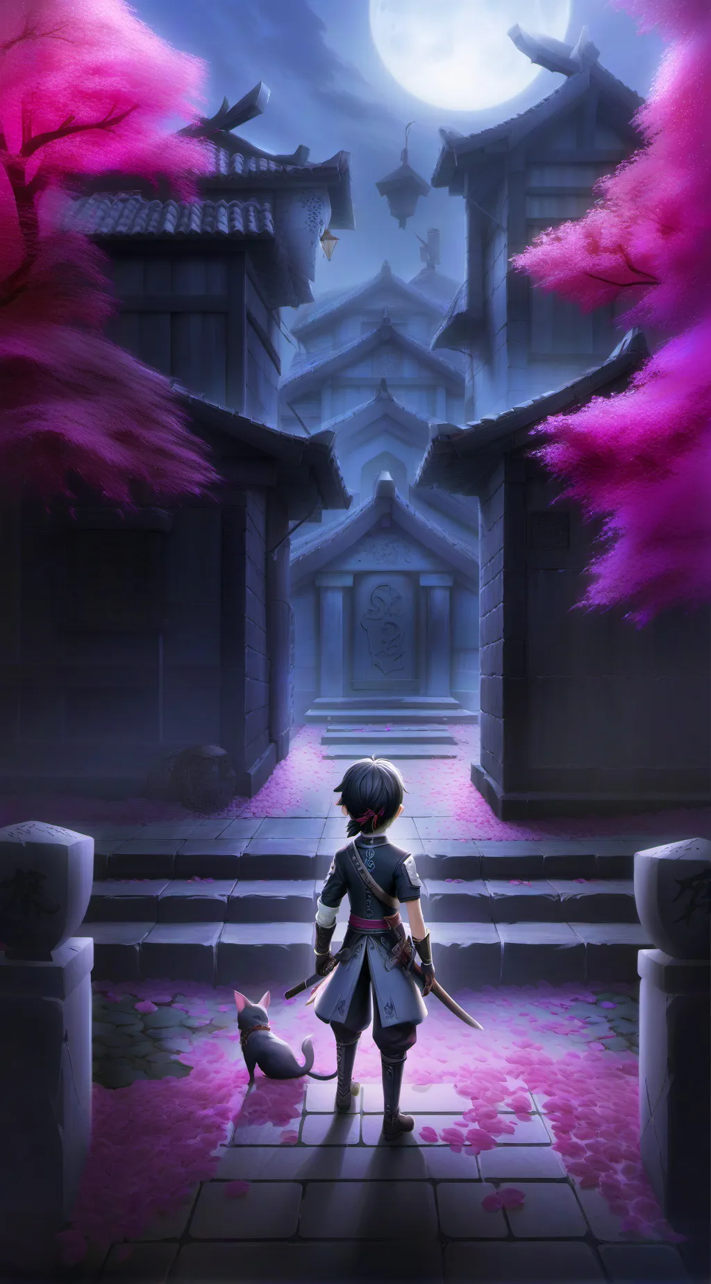 ai character: hyunjin  background