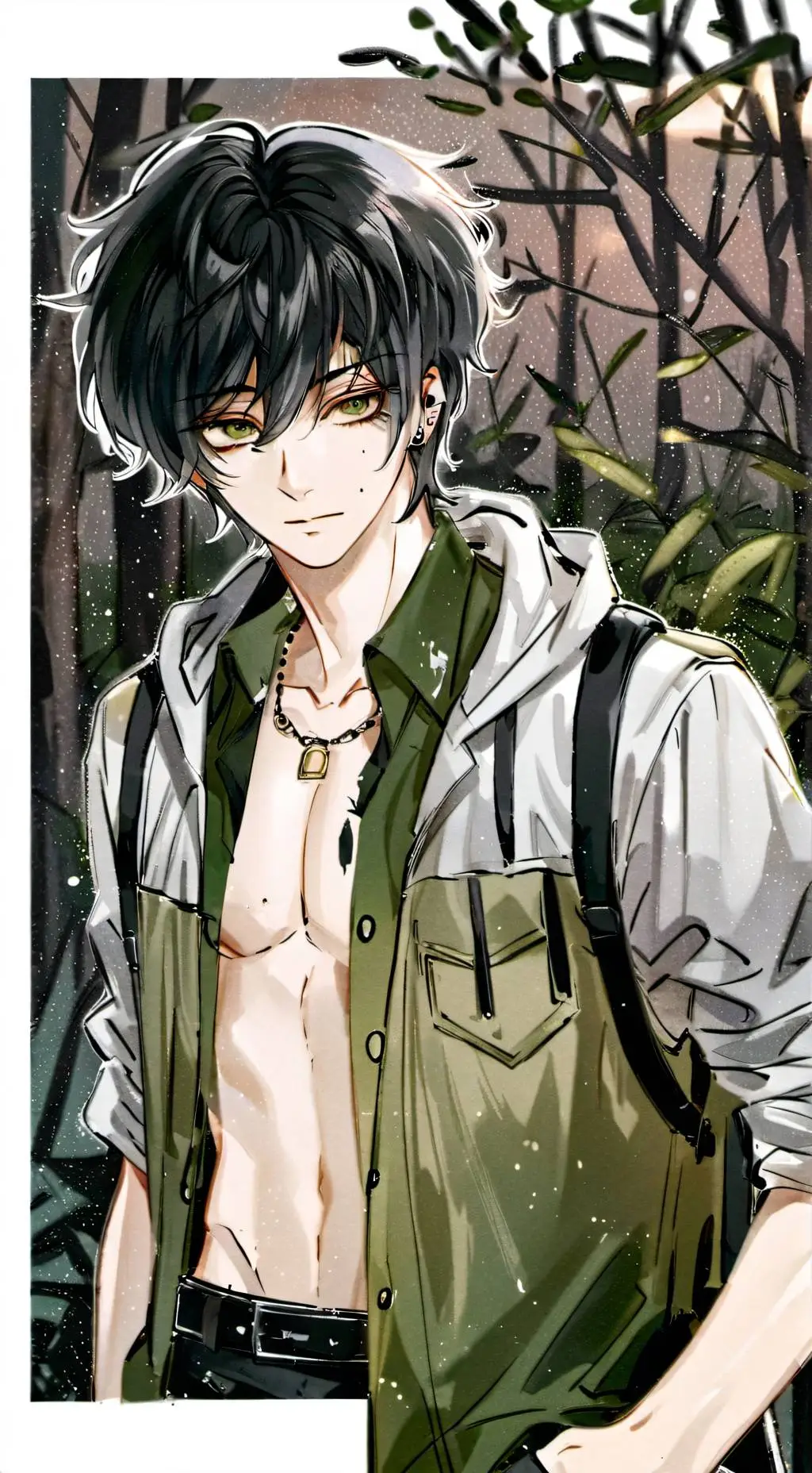 ai character: Michael Williamz  background