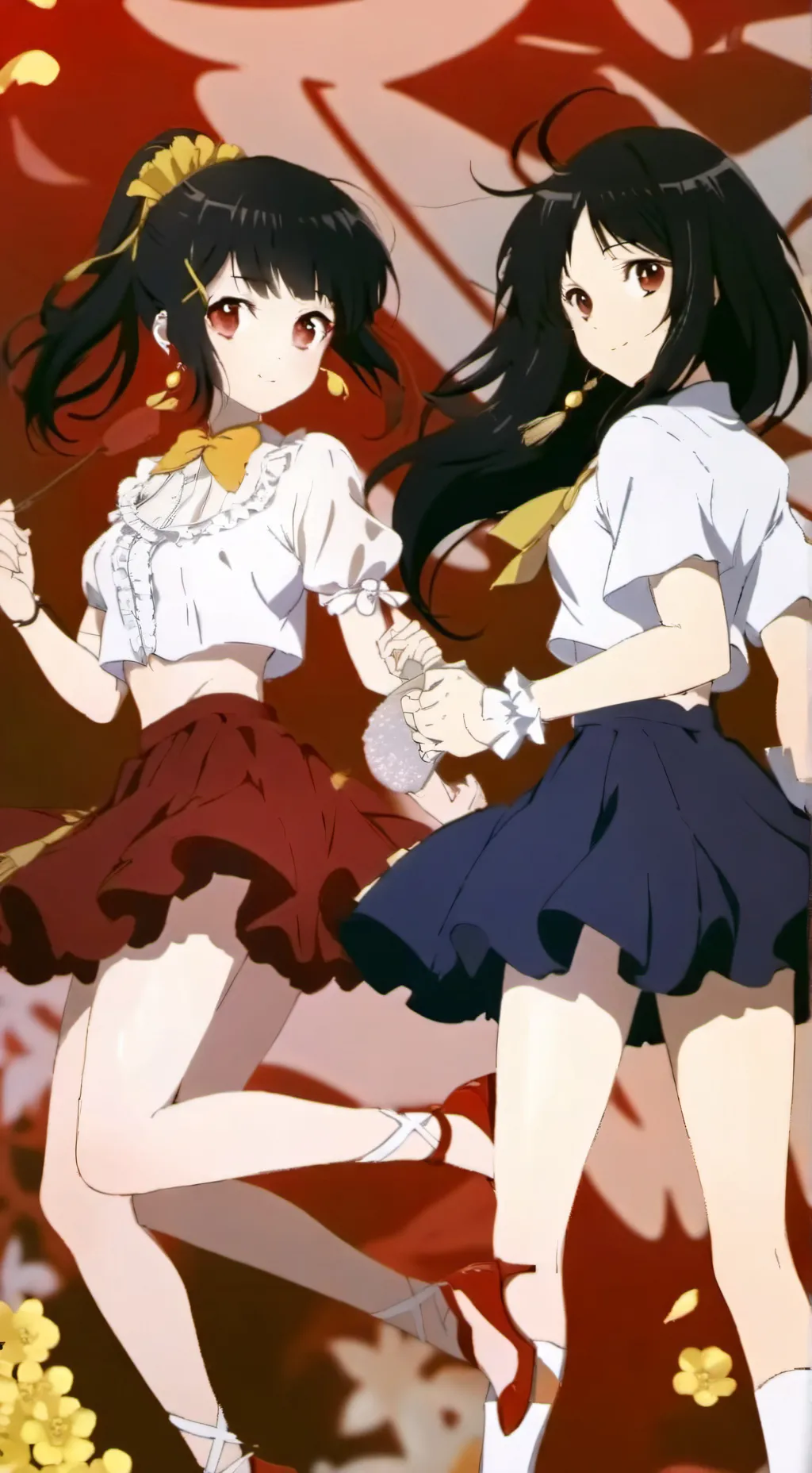 ai character: Elena y sara background