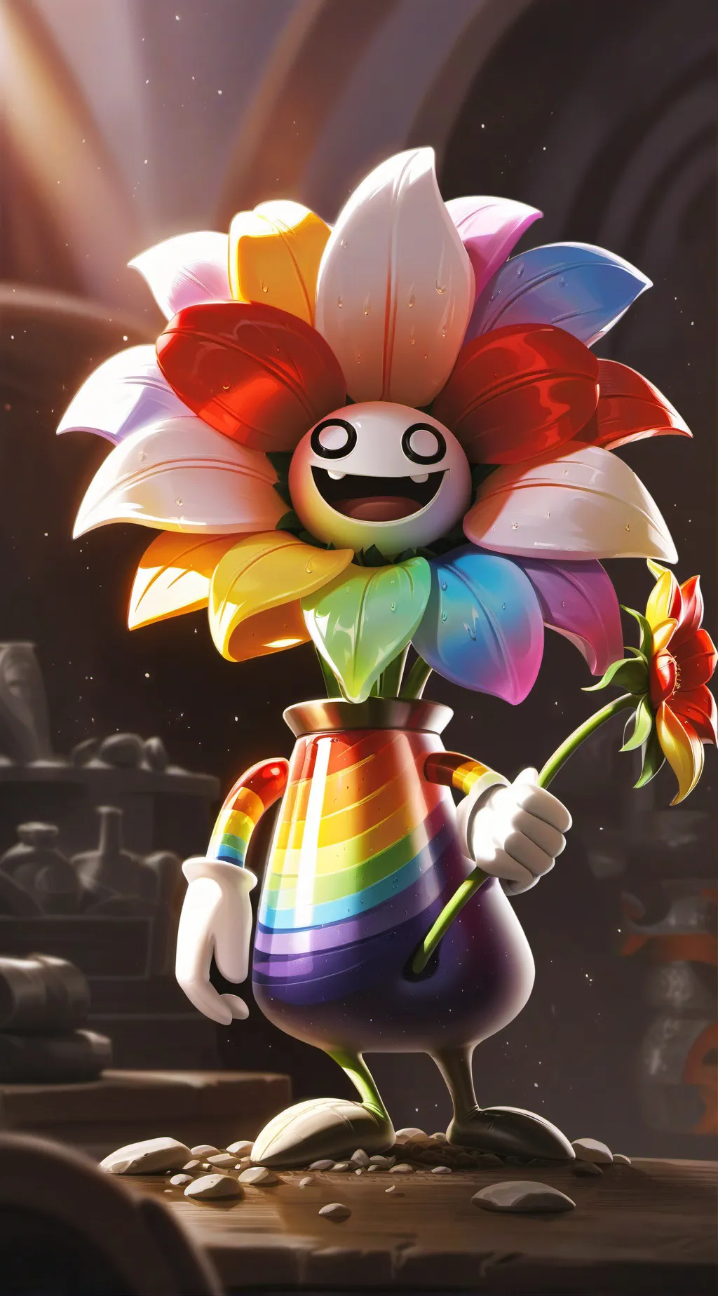 ai character: Dandys World background