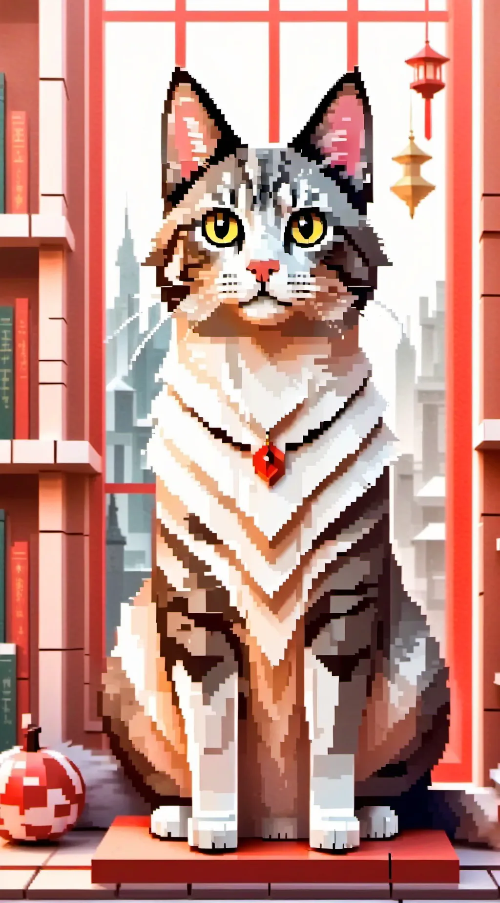 ai character: [🐱_scraps!_❤️] background