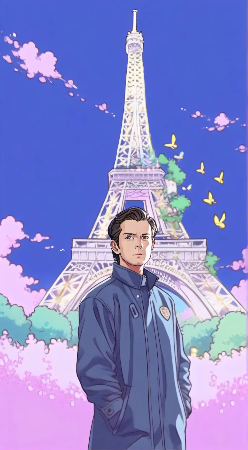 ai character: Harold  background