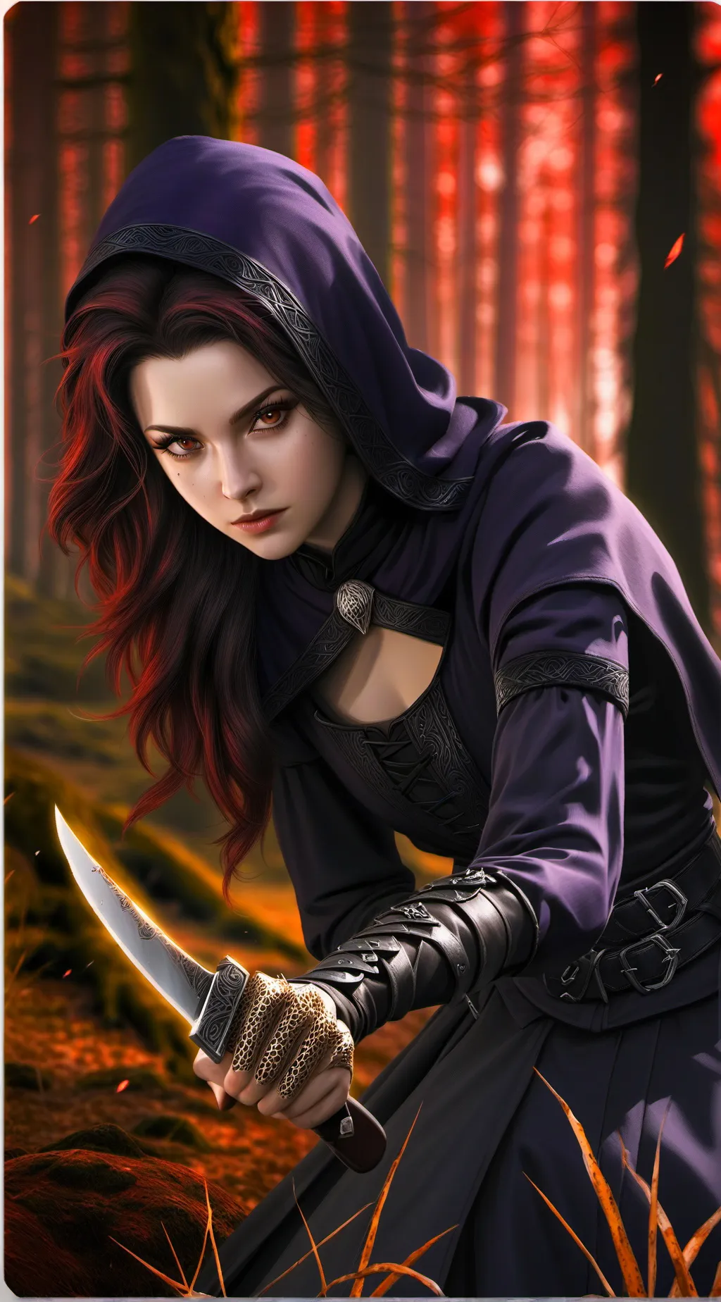 ai character: Little girl gone background