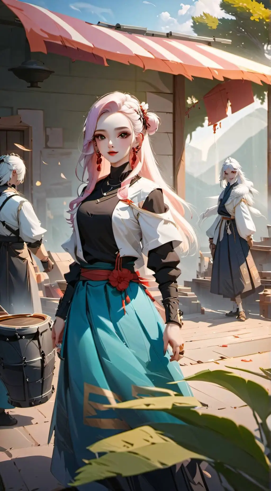 ai character: PJ's sister  background