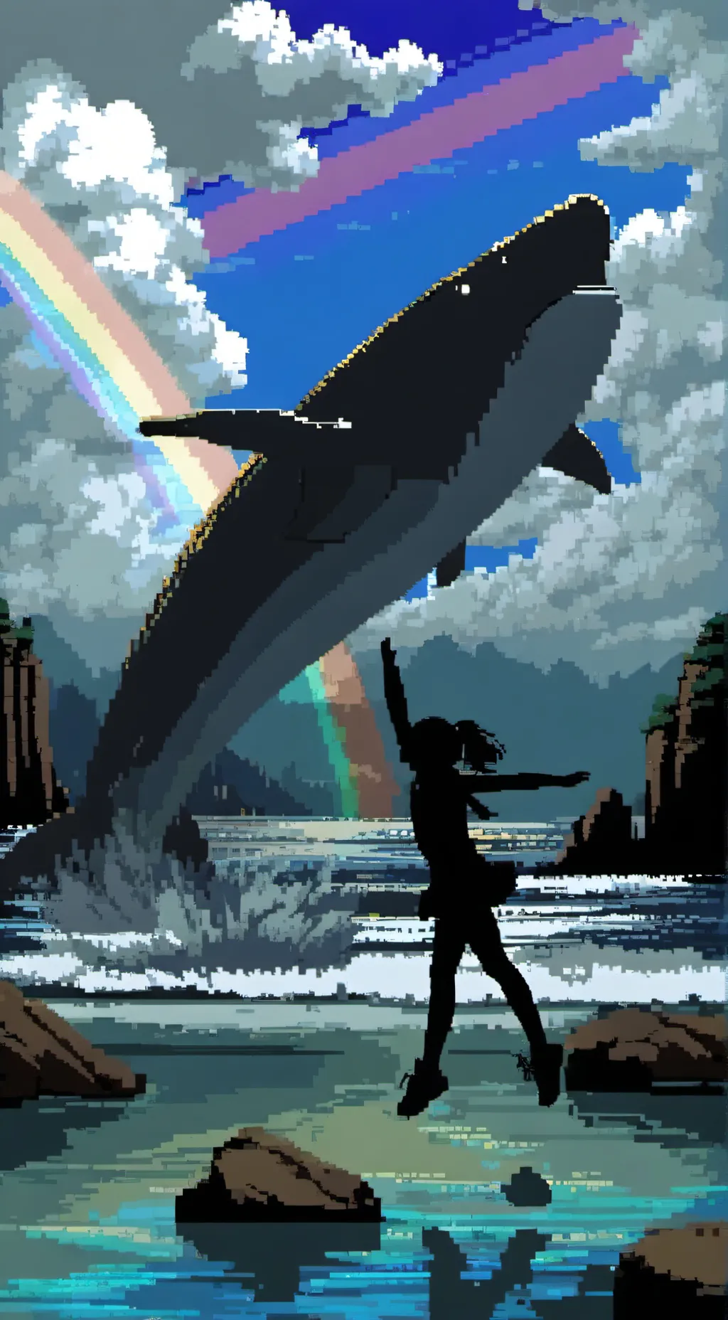 ai character: Dolphin background