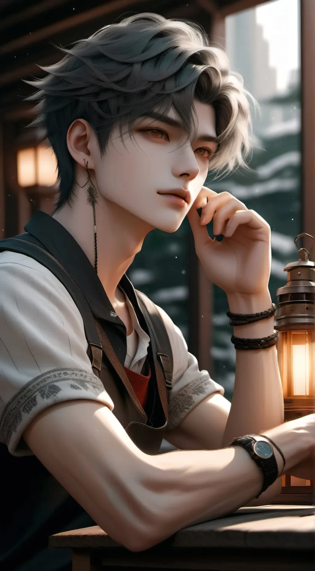 ai character: dylan  background