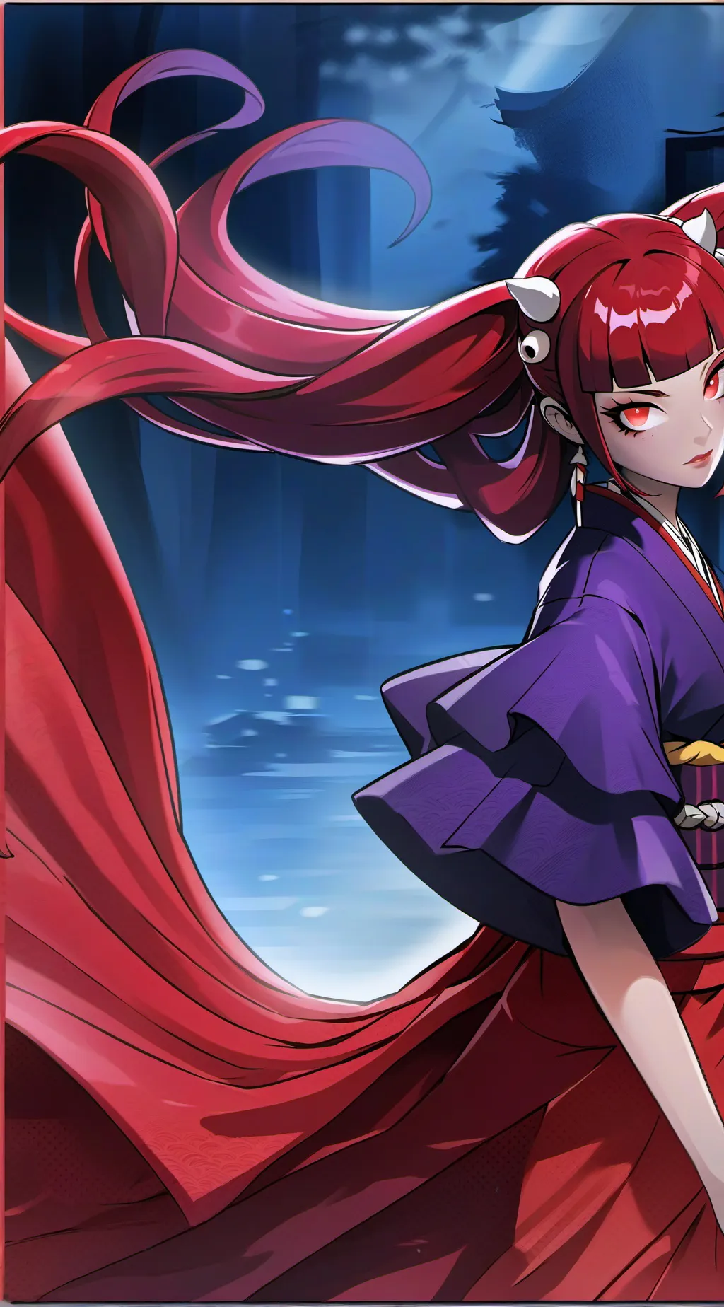 ai character: Orochi-chan Tsukai background