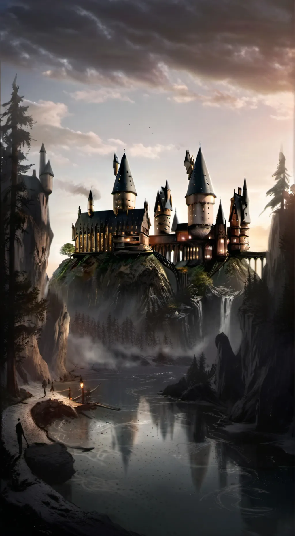 ai character: Marauders💚❤️🧡💛 background