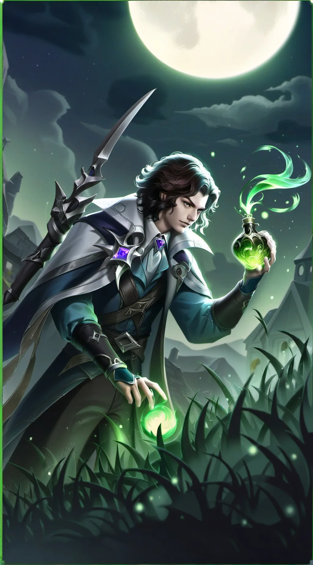 ai character: Alexander  background