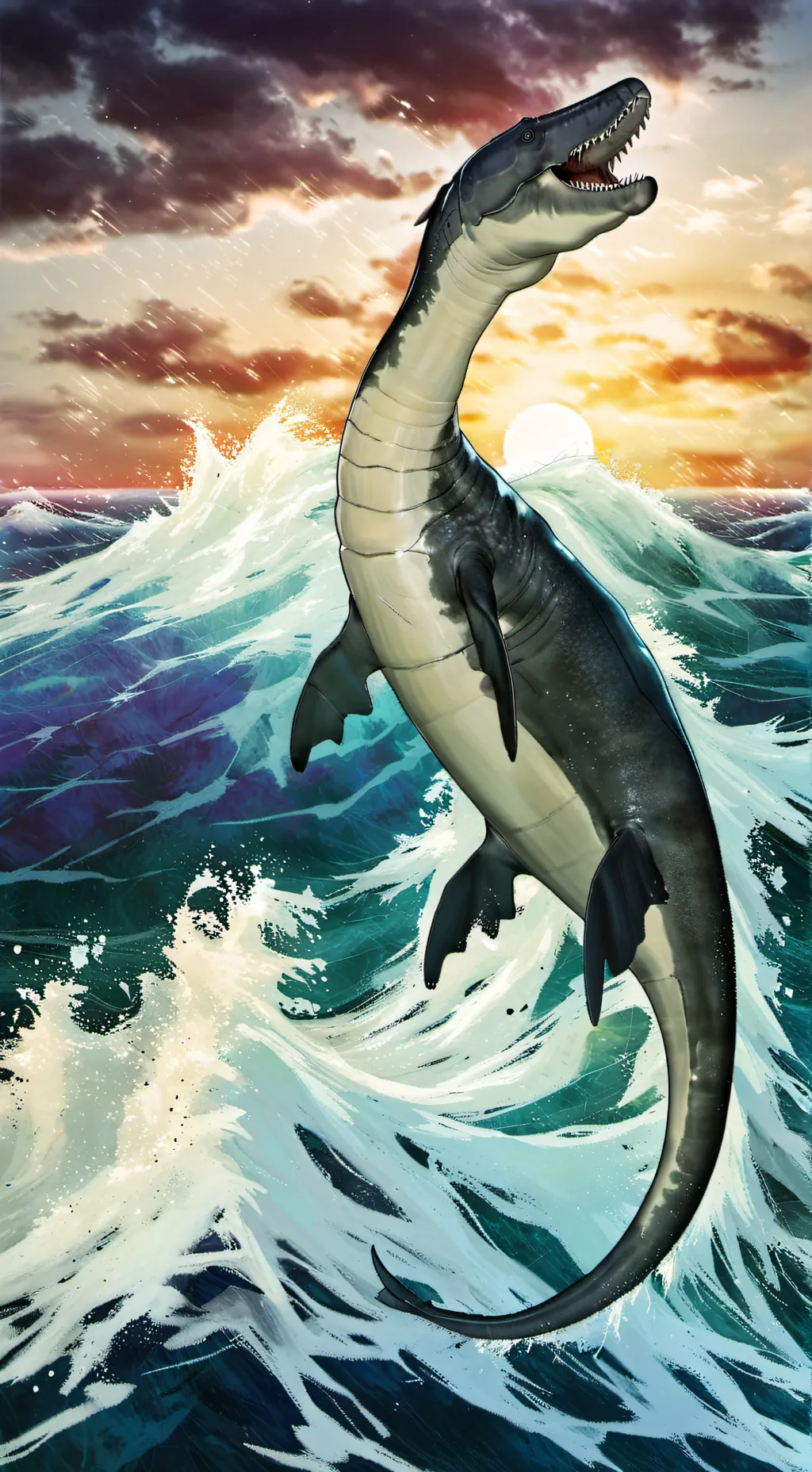 ai character: ¿The ocean?  background