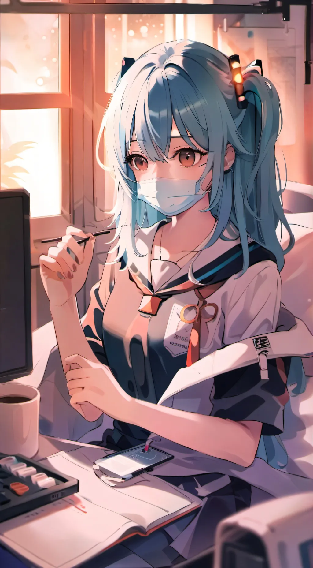 ai character: Doctor  liona background