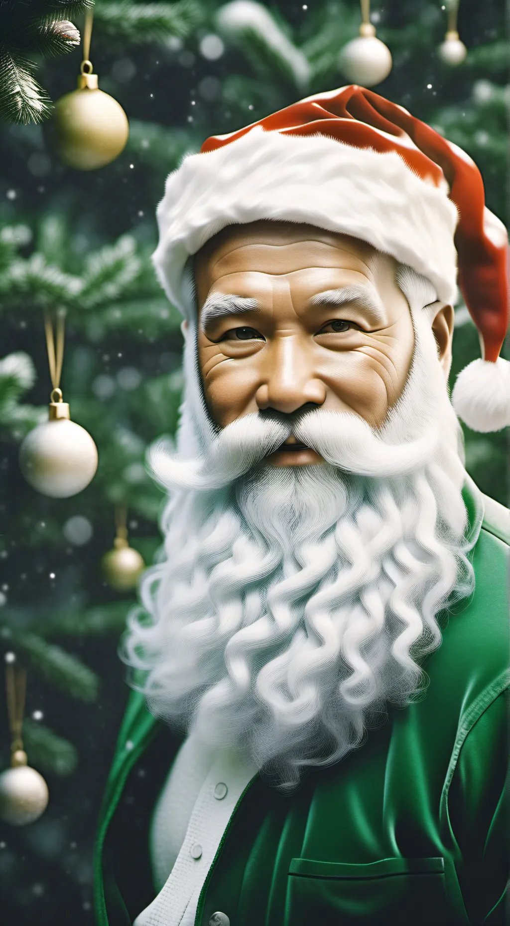 ai character: Santa background