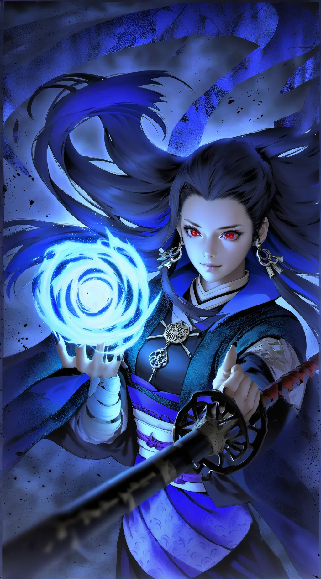 ai character: Luna background