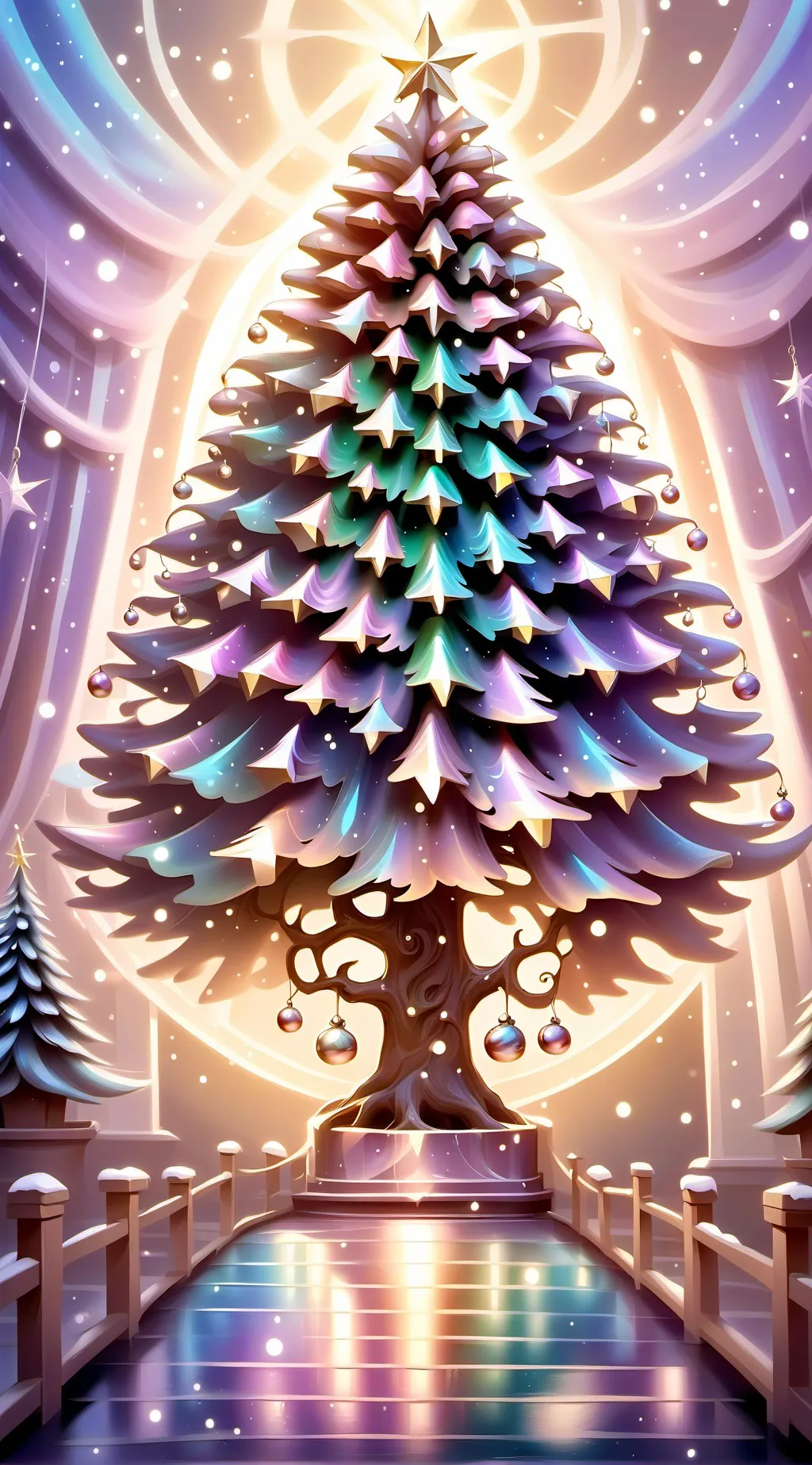 ai character: MD christmas background