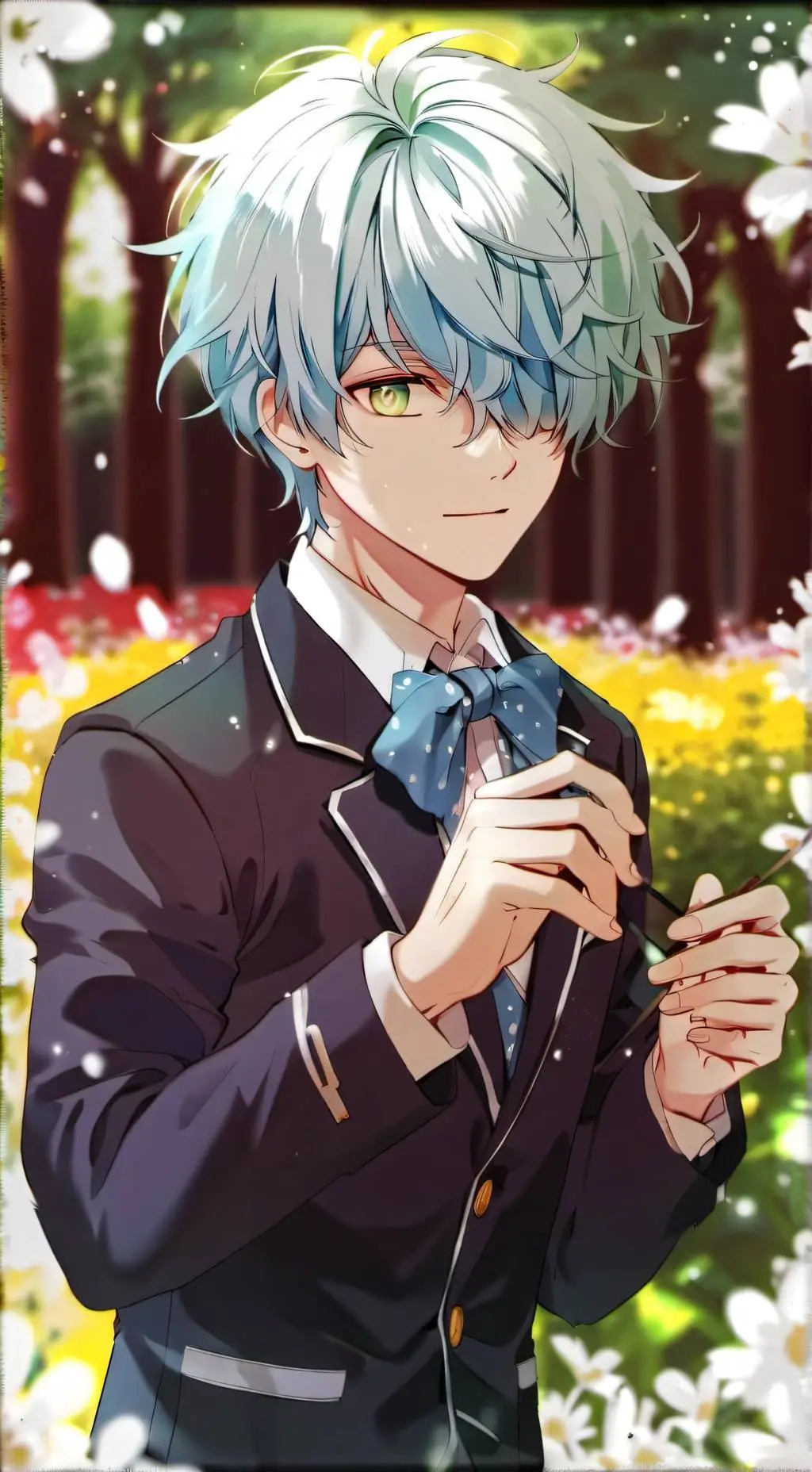 ai character: damian  background