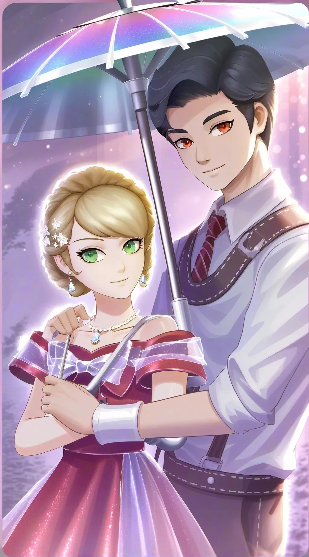 ai character: Daniel and Kate  background