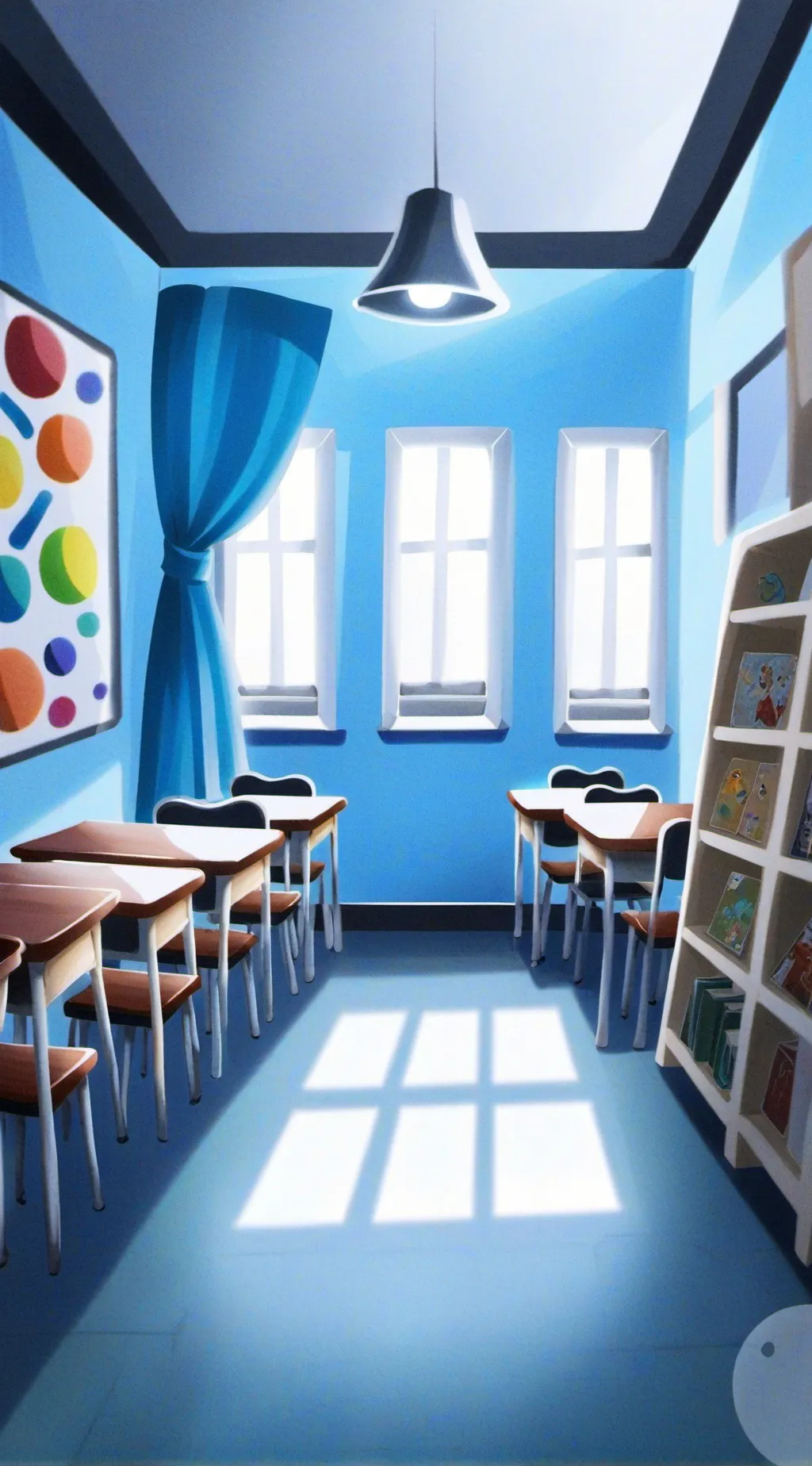 ai character: BABY SANS AU background