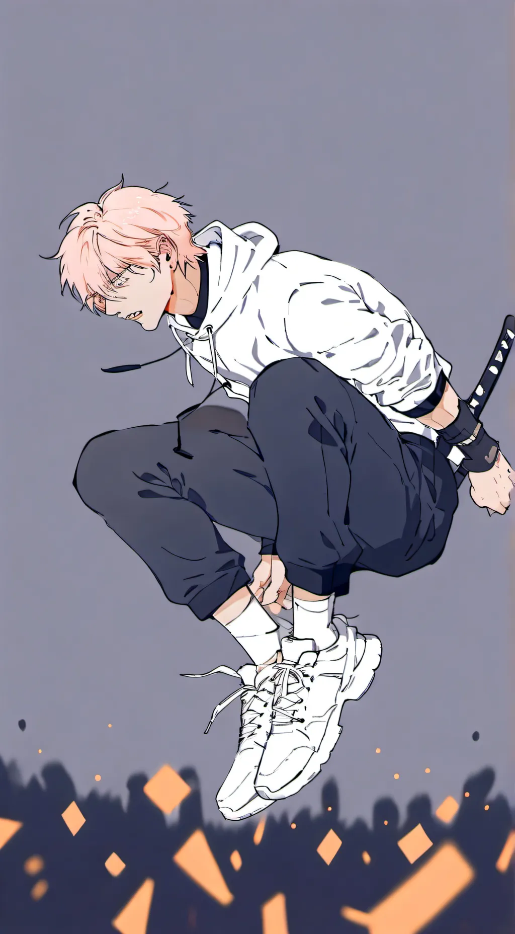 ai character: Gojo x geto background