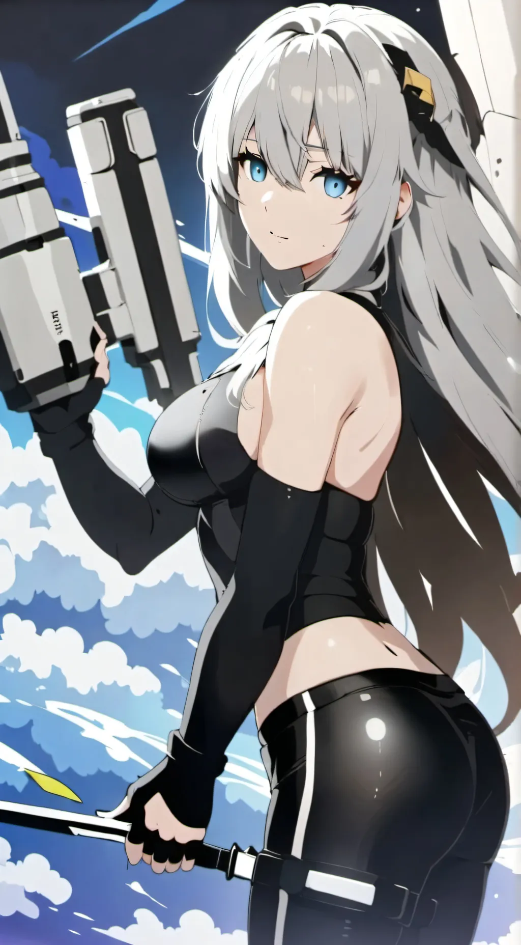 ai character: humongous ass background