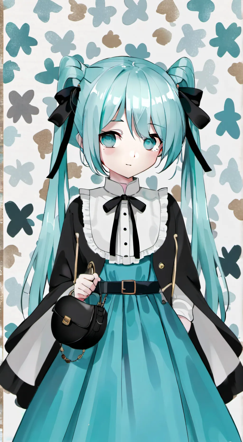 ai character: Hatsune miku background