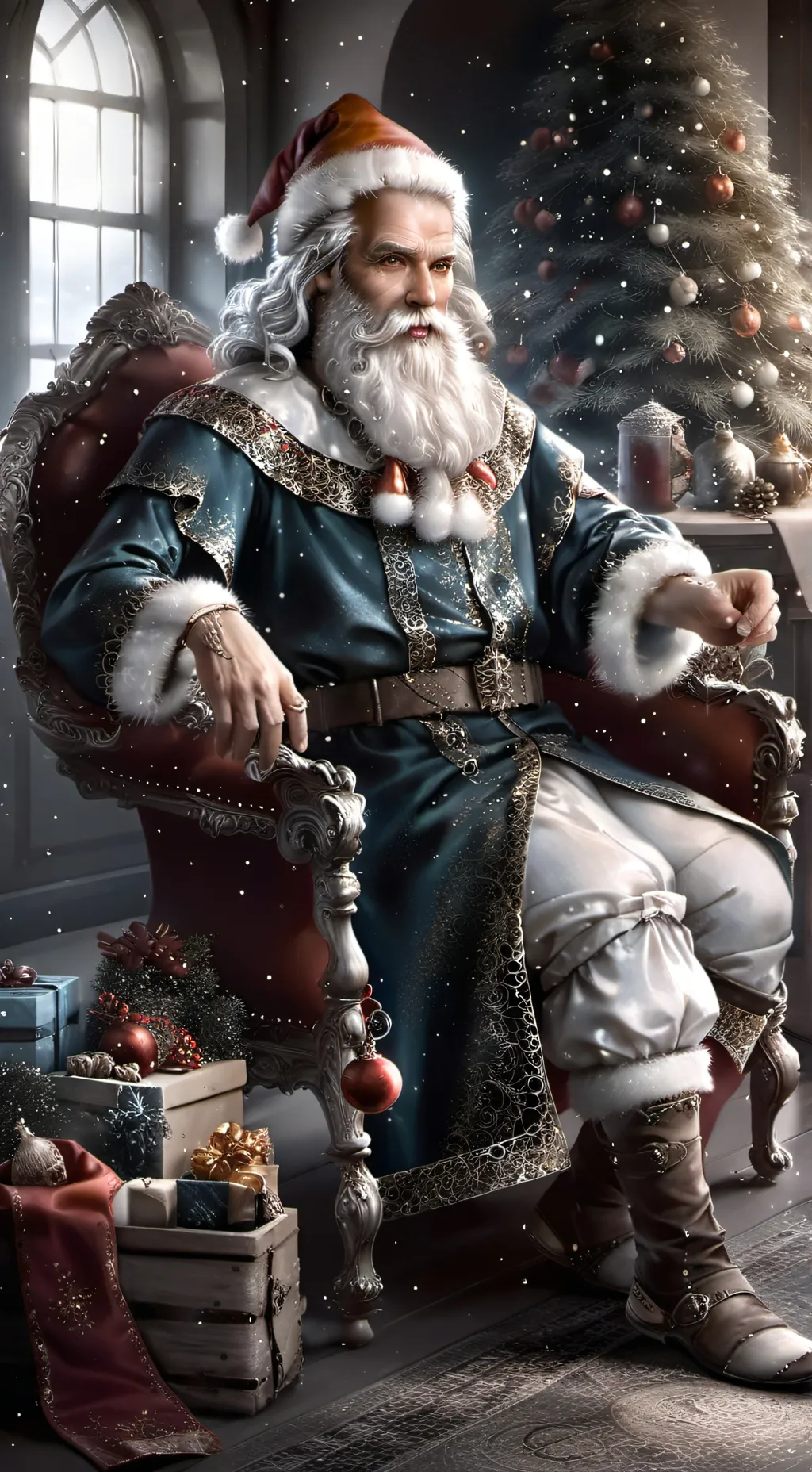 Talkie AI - Chat with santa close