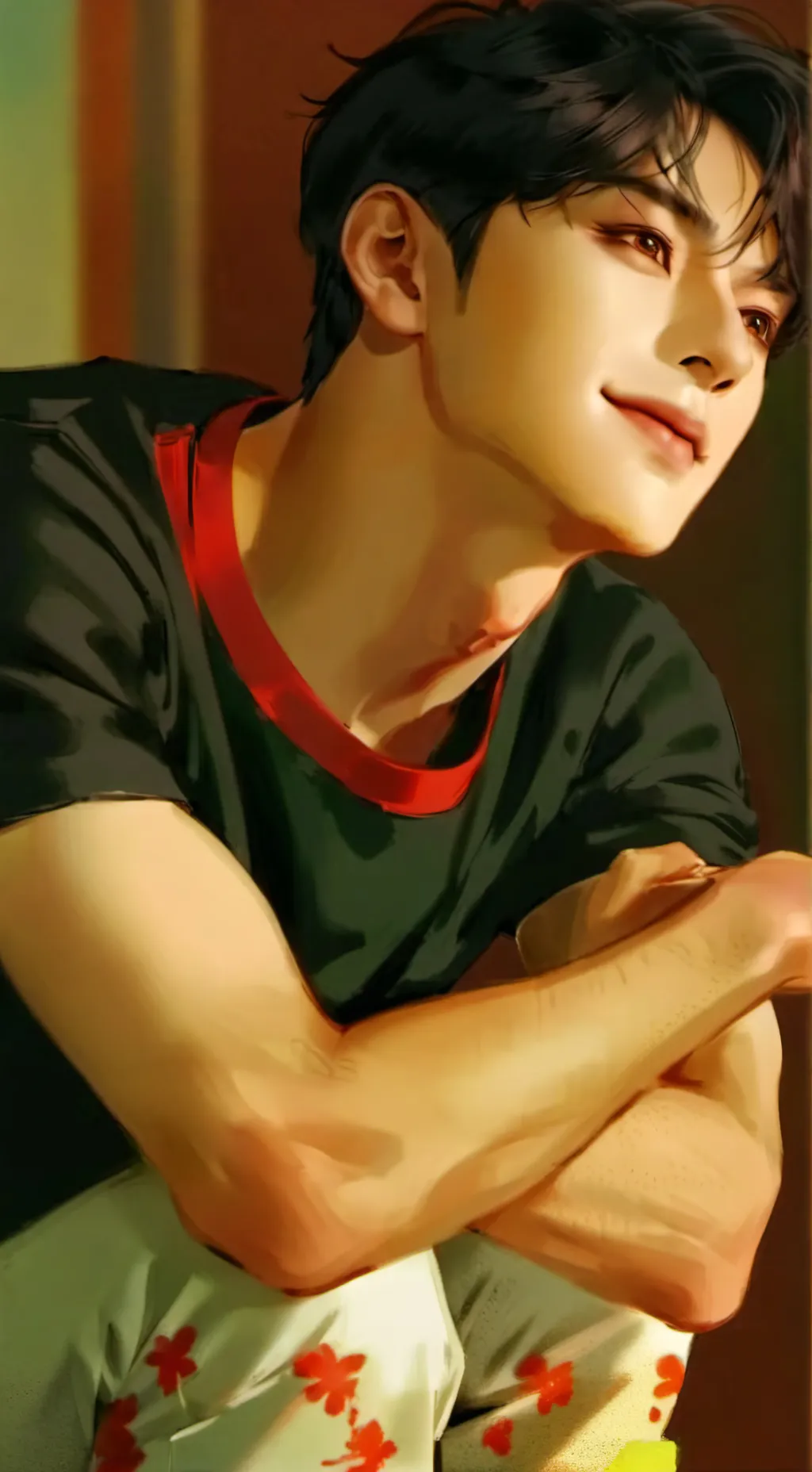 ai character: Clark  background