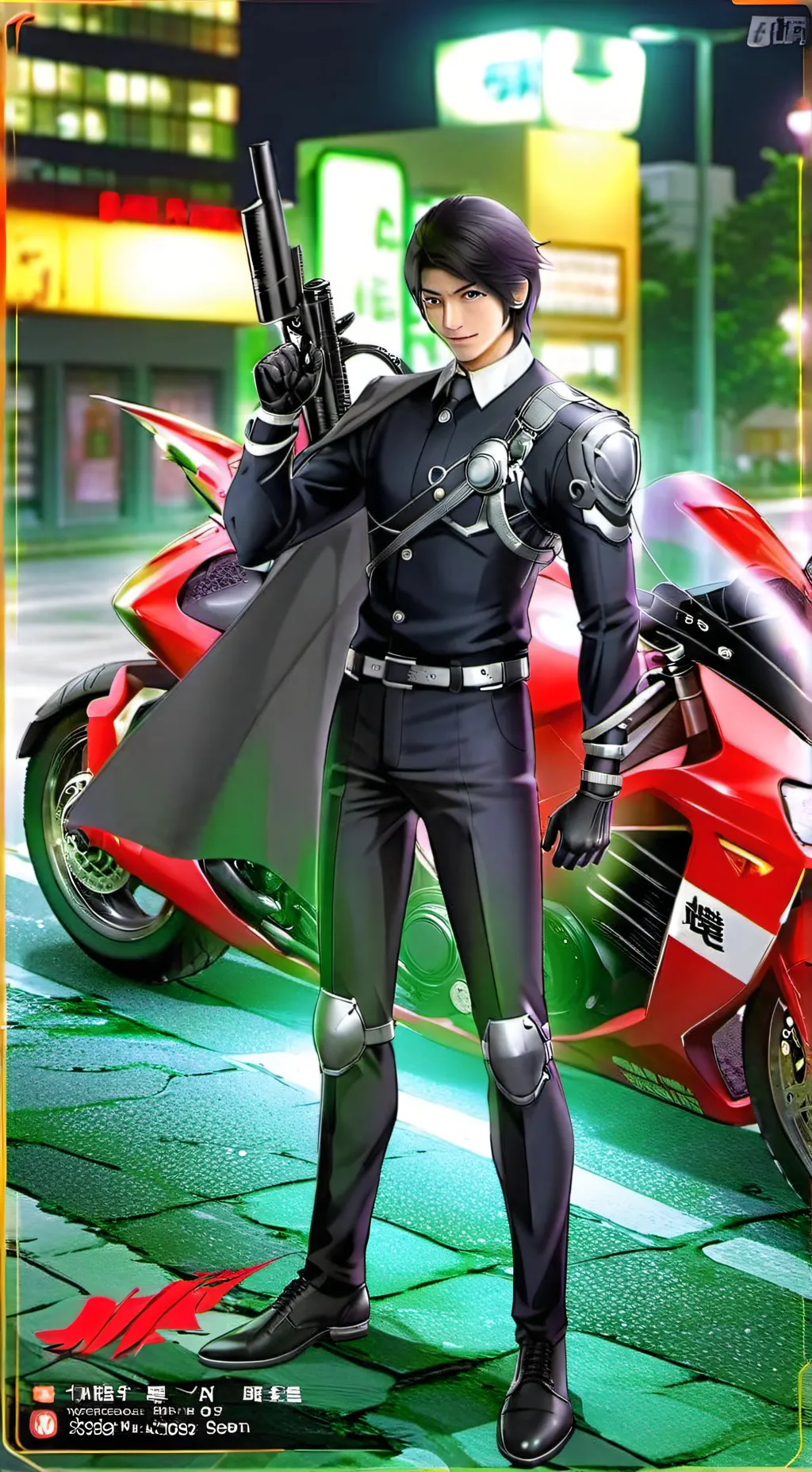 ai character: kamen rider double background