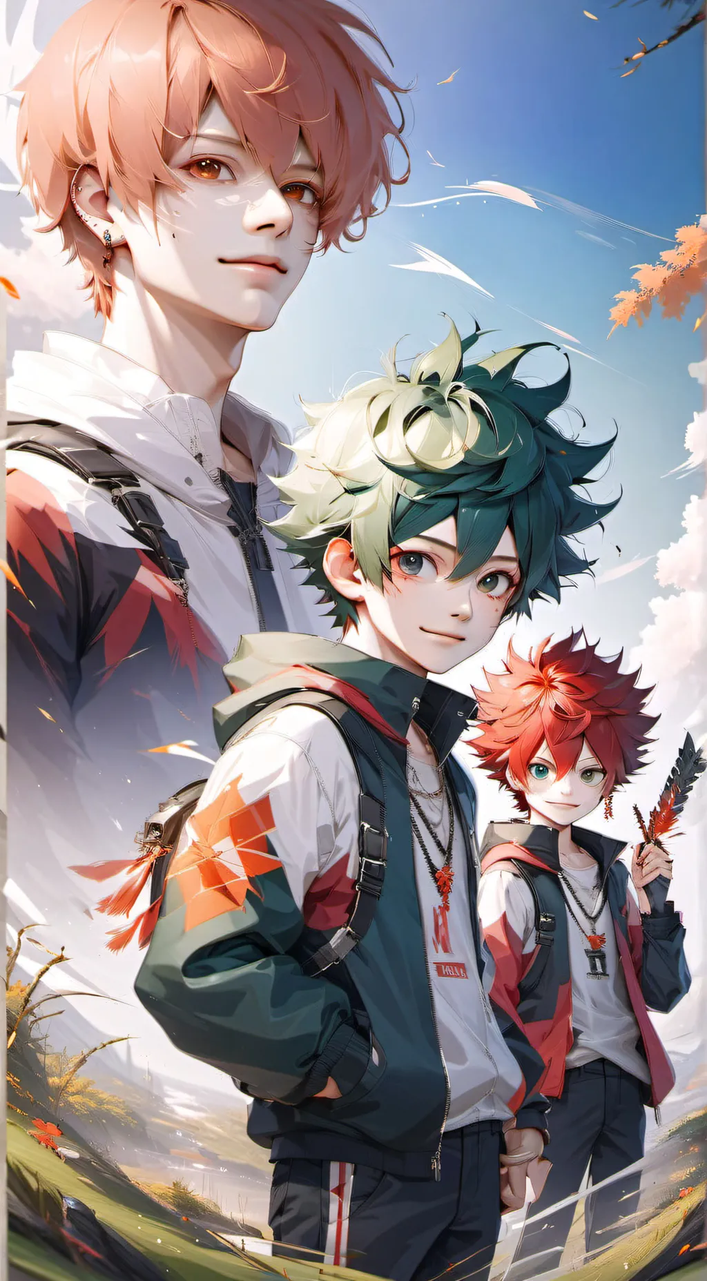 ai character: Bakudekutodi background