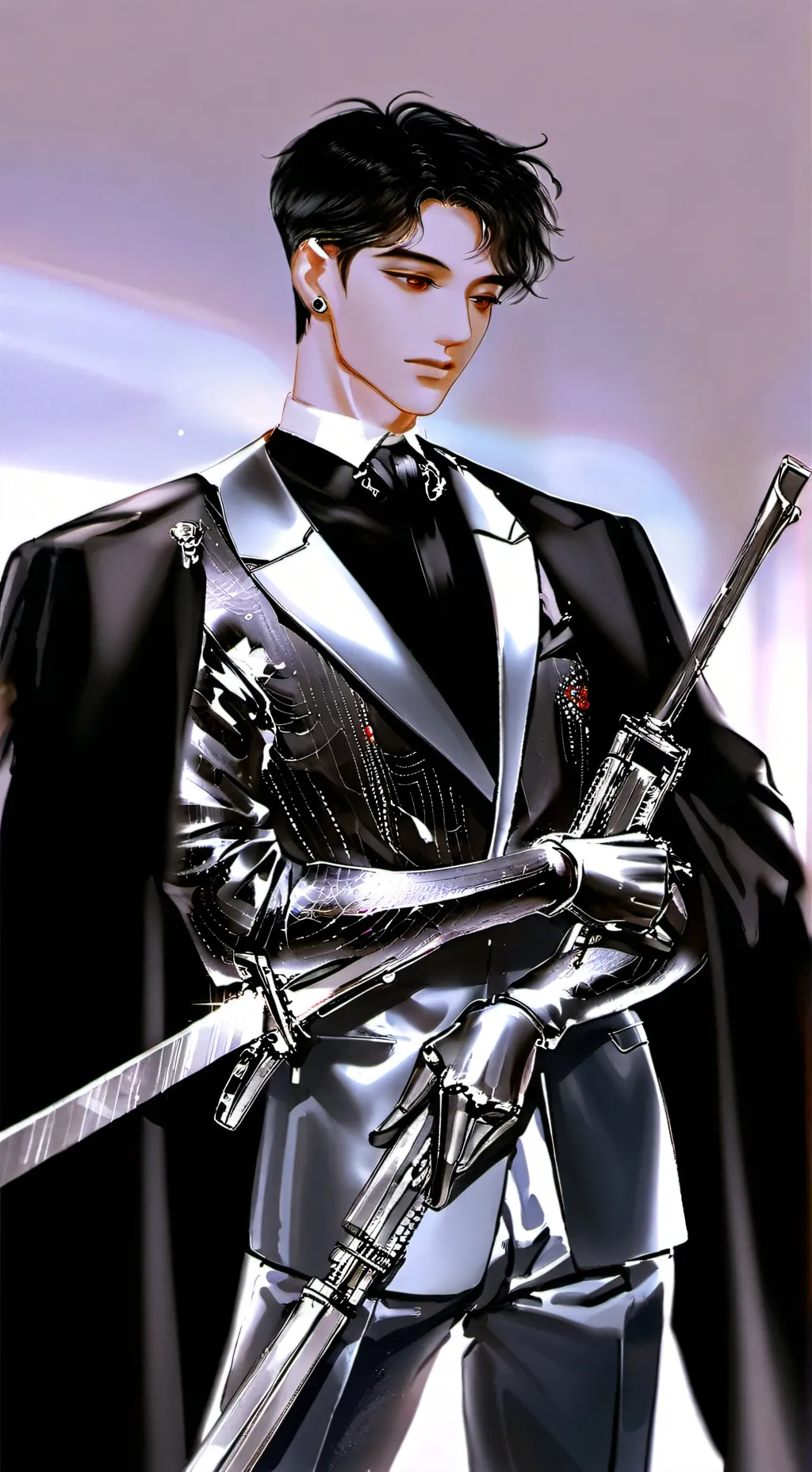 ai character: leon background