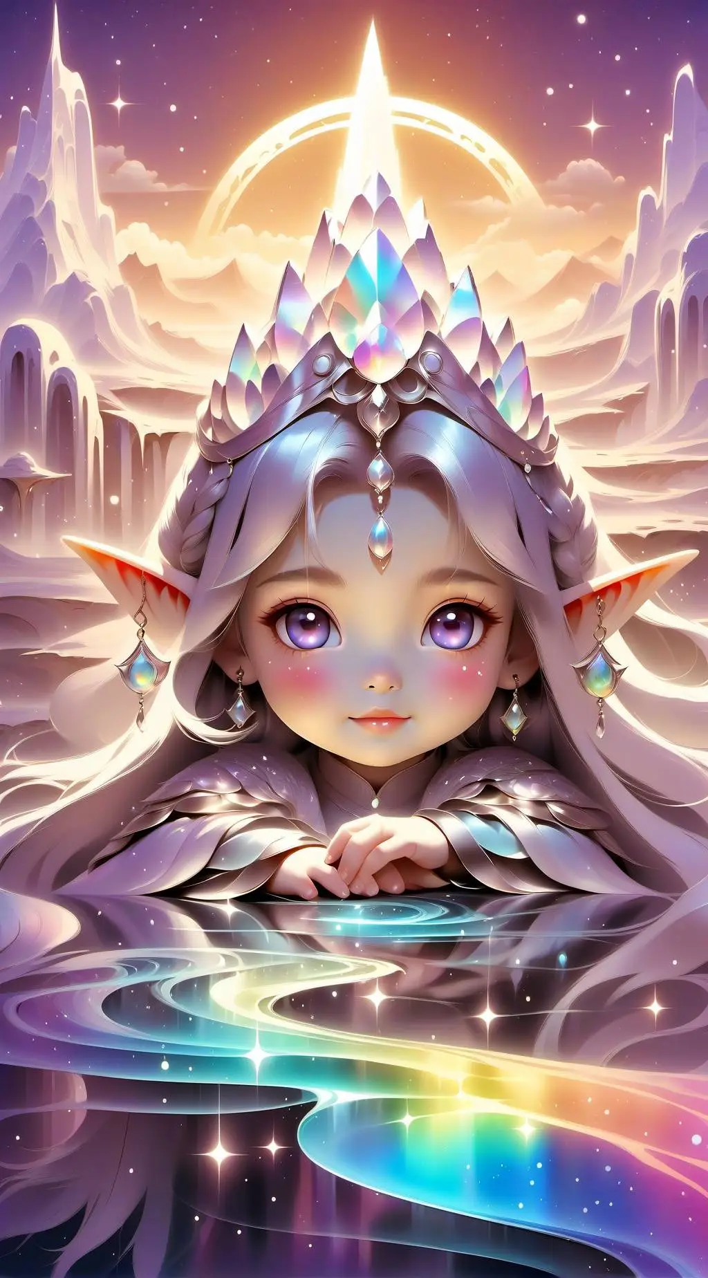 ai character: 🌠star catch🕳️ background