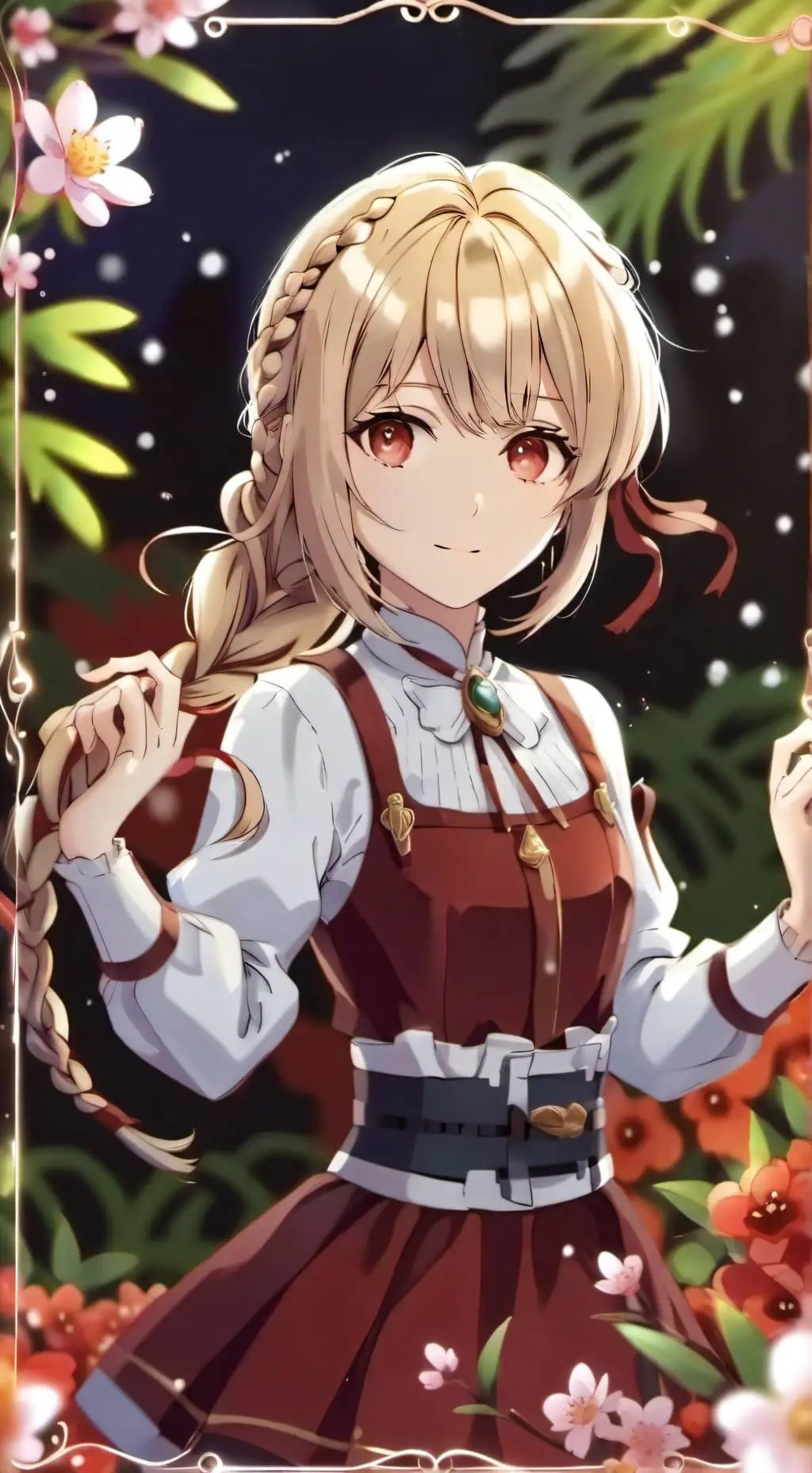 ai character: KNY Christmas  background