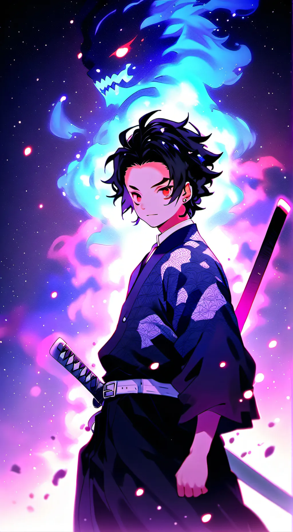 ai character: KNY!! background