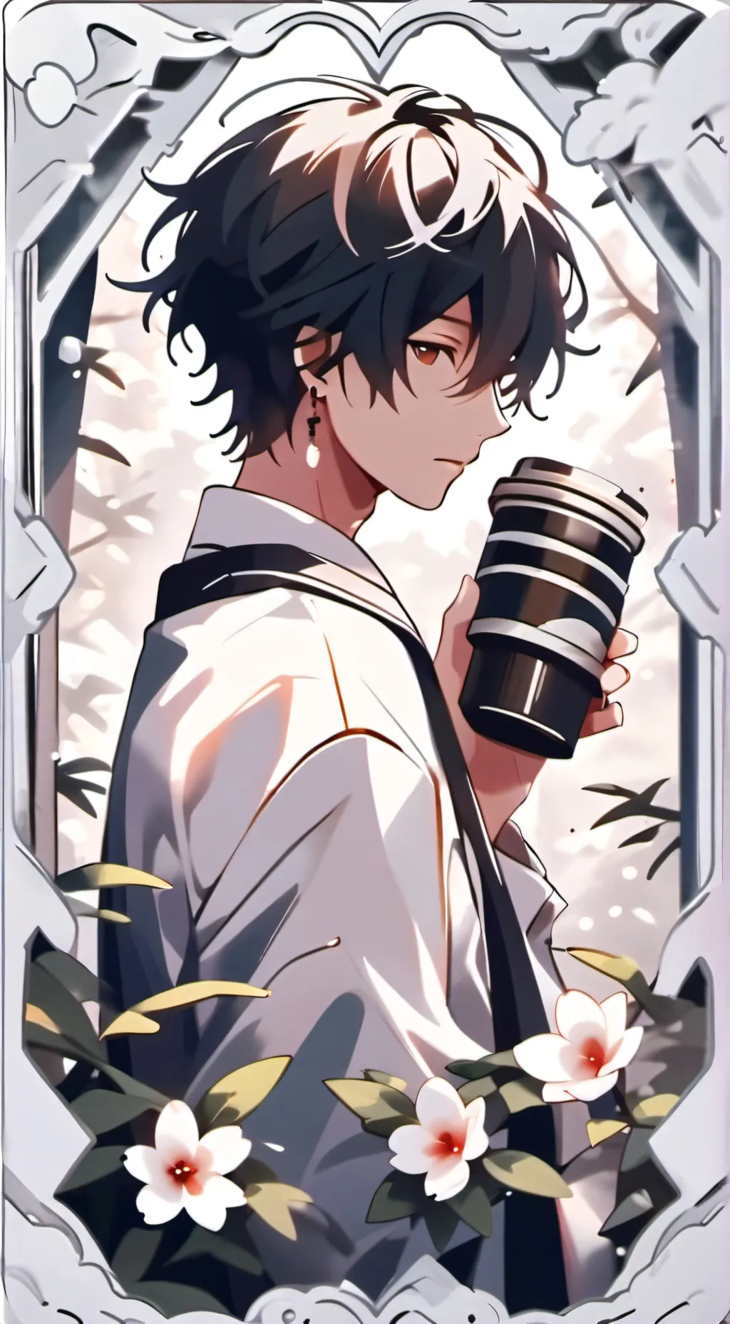 ai character: Sebastián  background