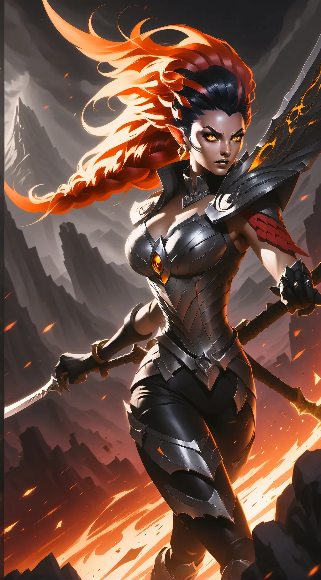 ai character: Alessandra background