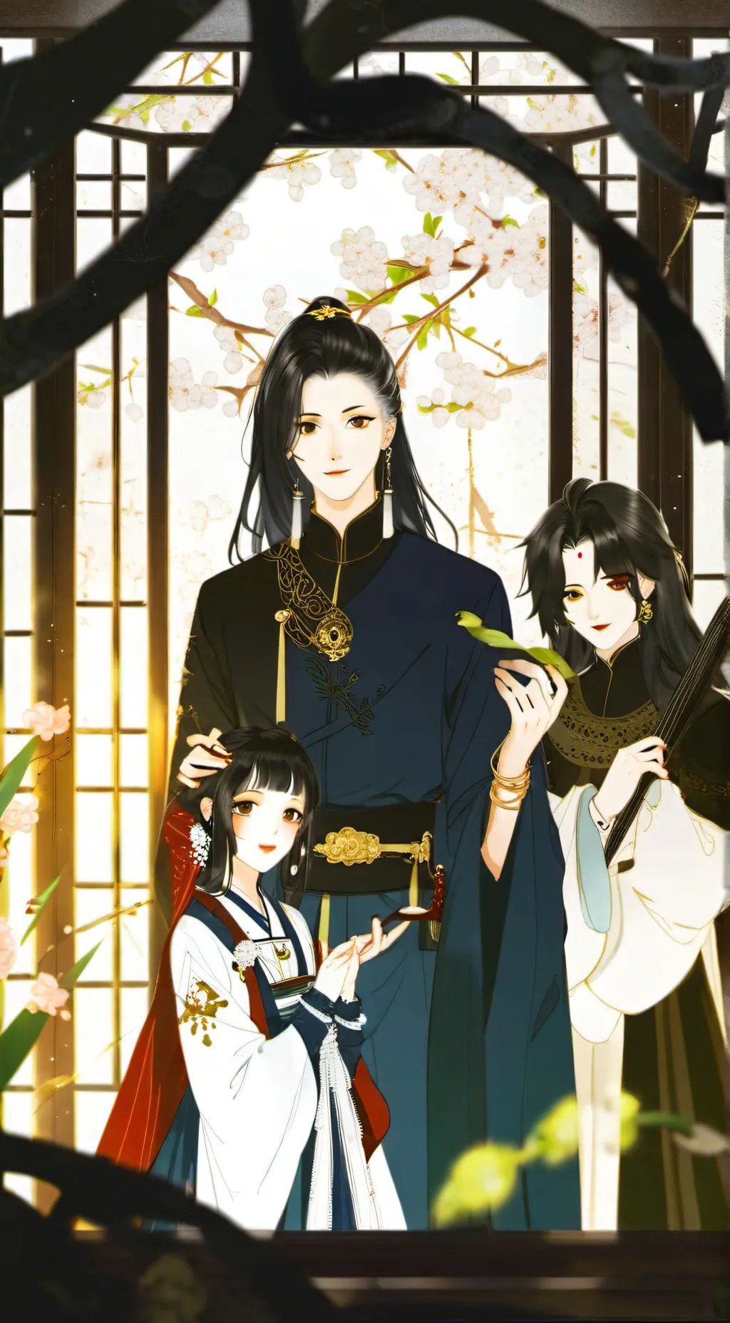 ai character: Litchi et mochis  background