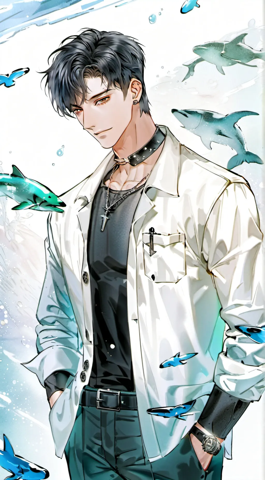 ai character: Max background