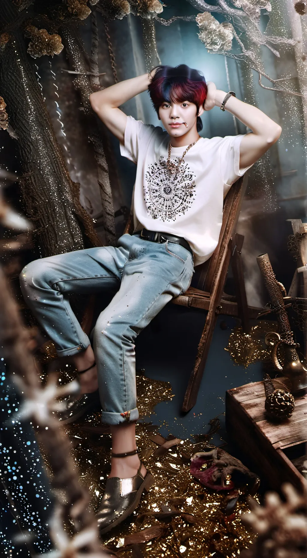 ai character: BTS background