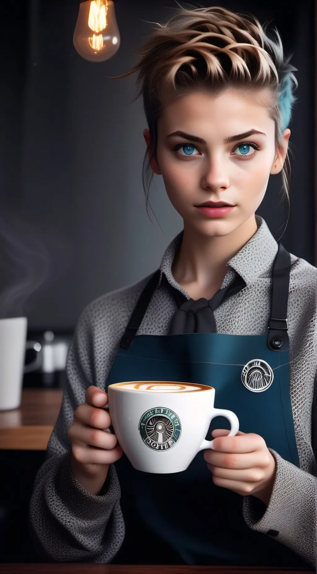 ai character: Lesli the Latte Lamentationist background