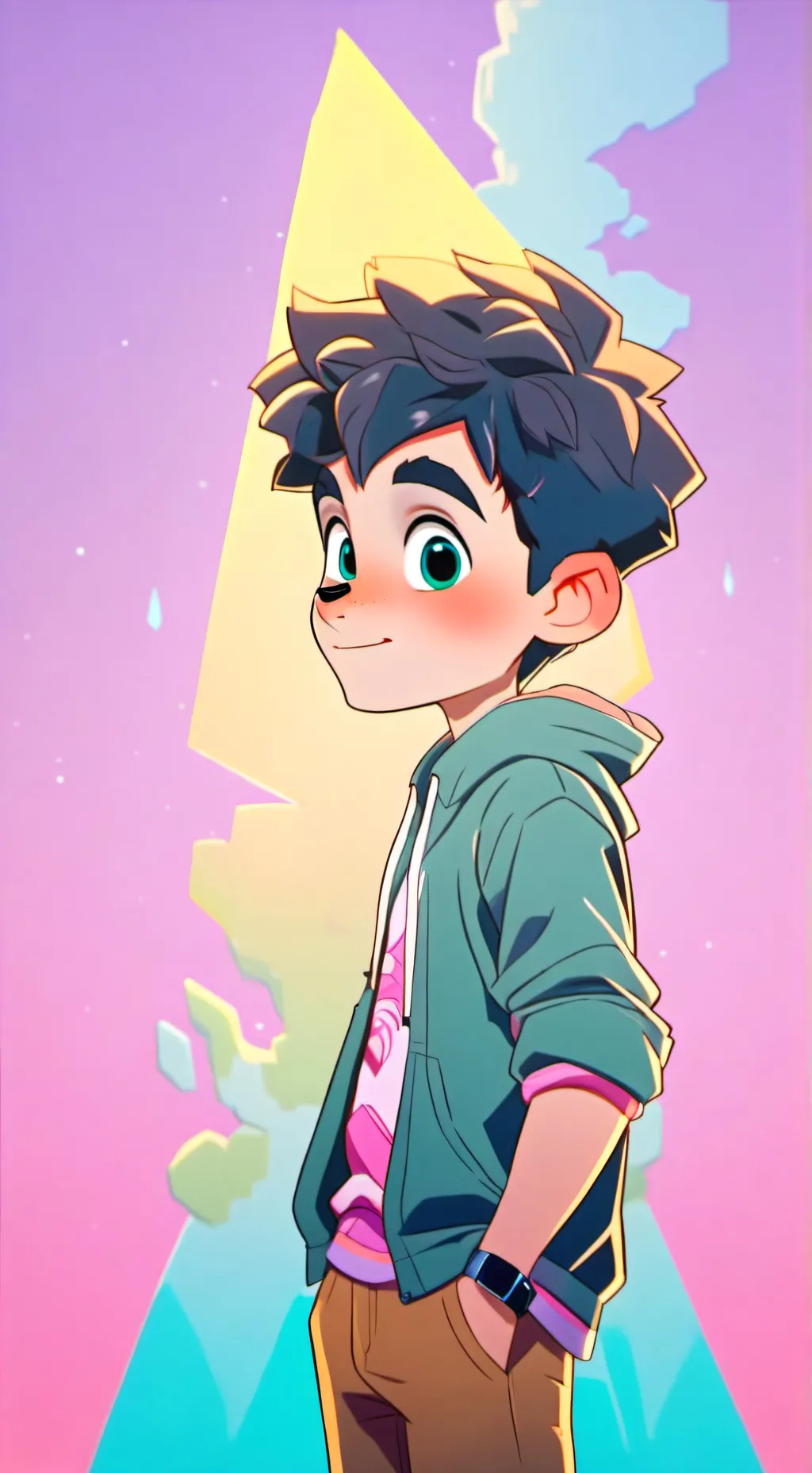 ai character: hi background