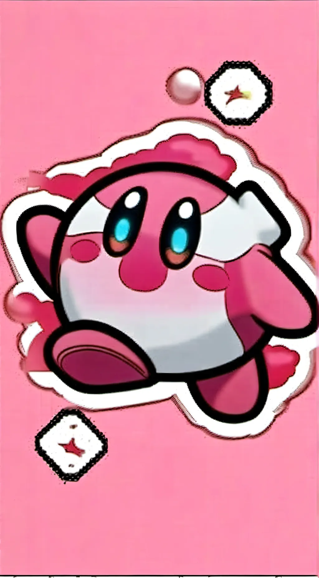 ai character: Kirby Game. background
