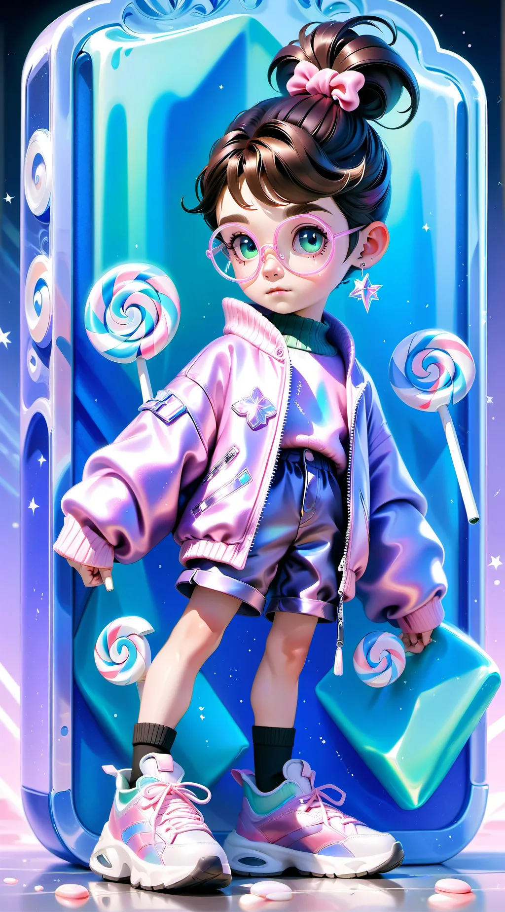 ai character: Ella  background