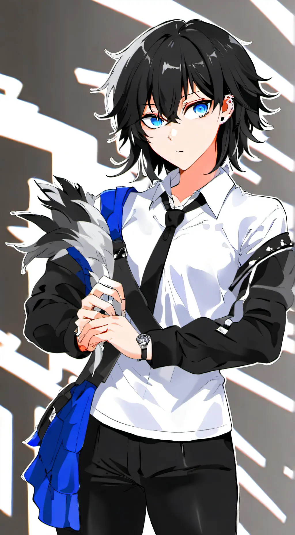 ai character: megumi fushiguro  background