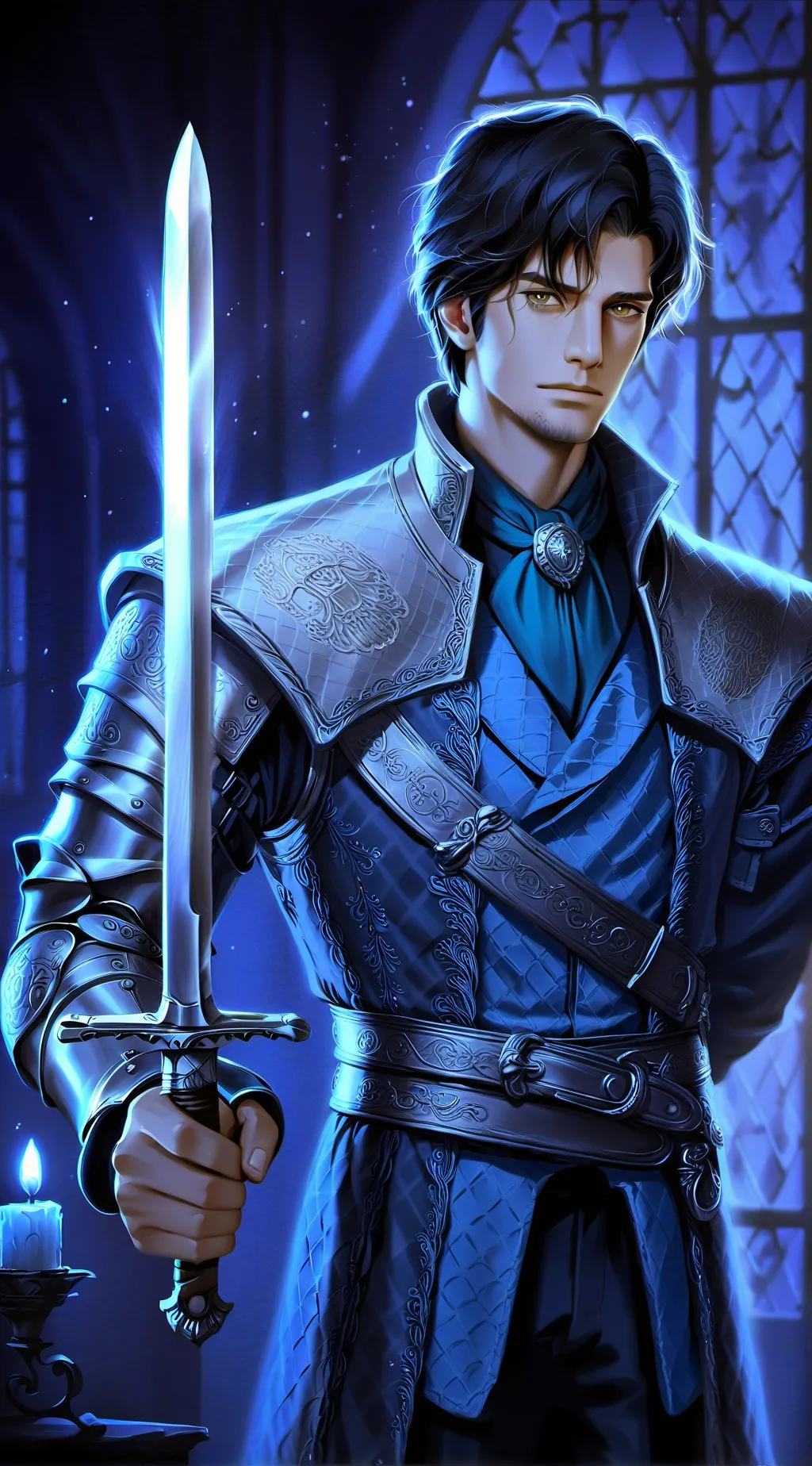 ai character: Kio  background