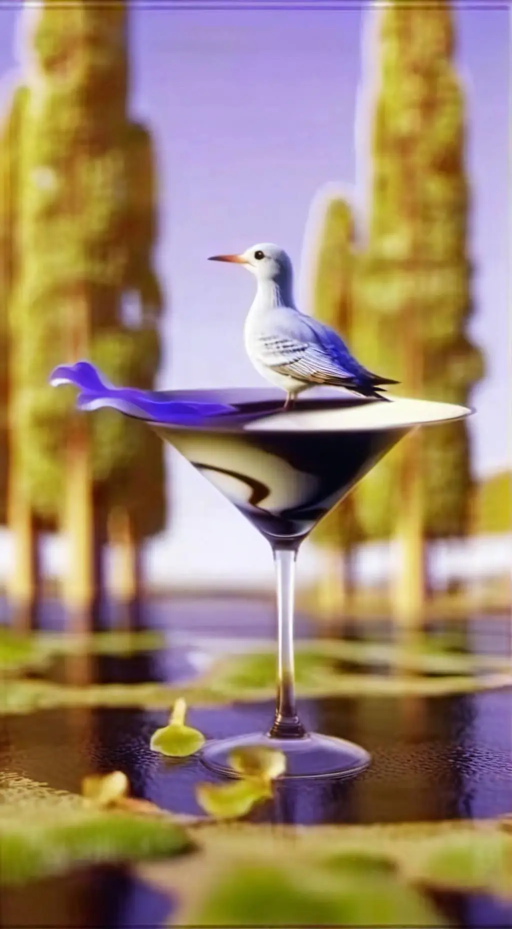 ai character: MD road trip :D background