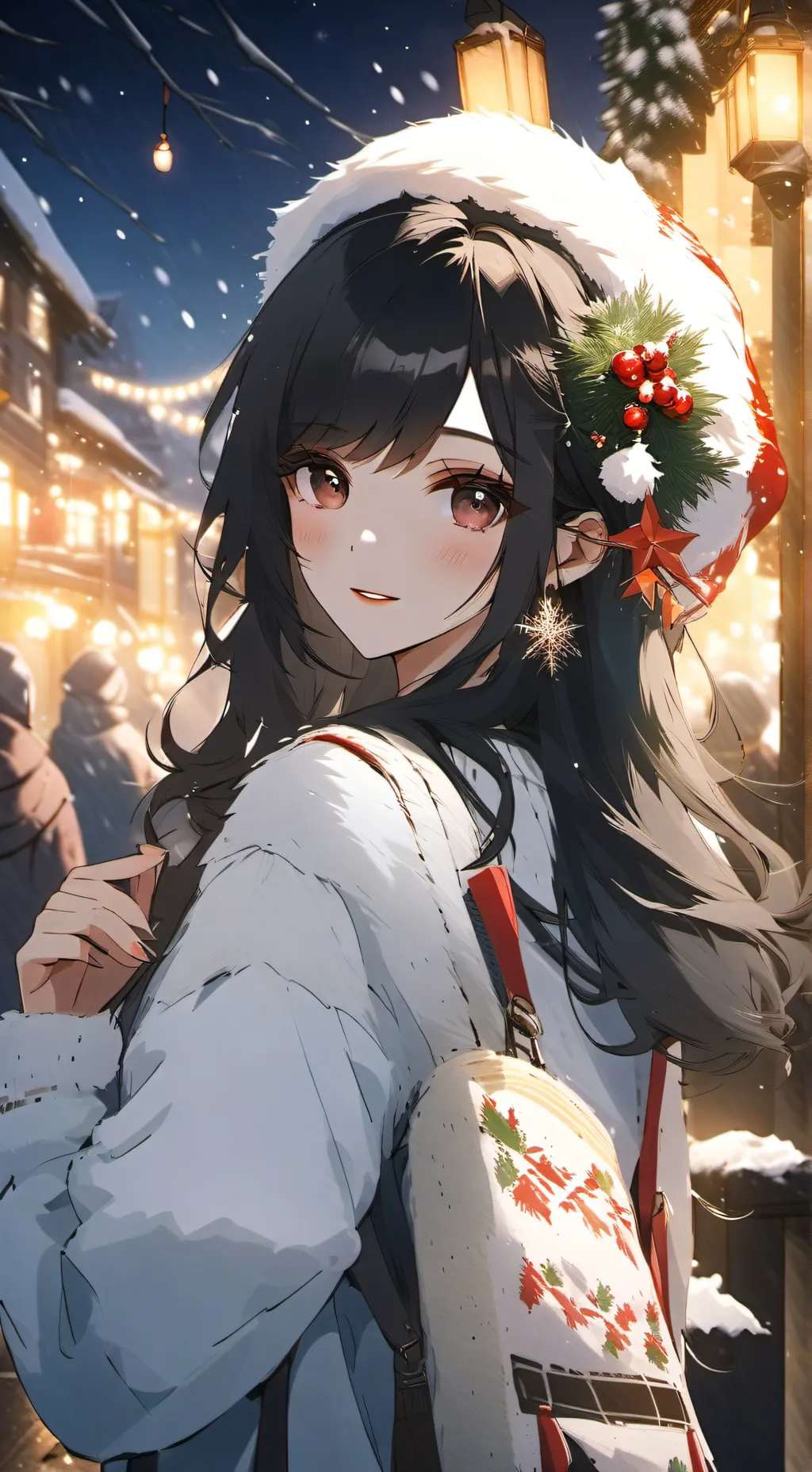 ai character: 🎄Sophie🎄 background