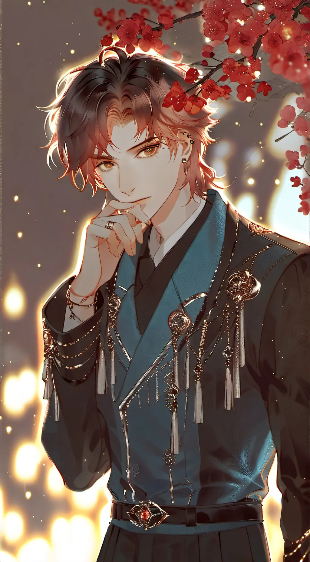 ai character: 夜景轩 background