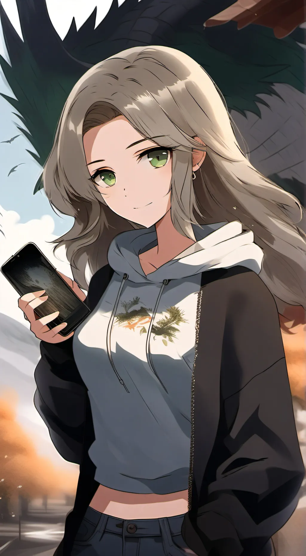 ai character: Emily  background