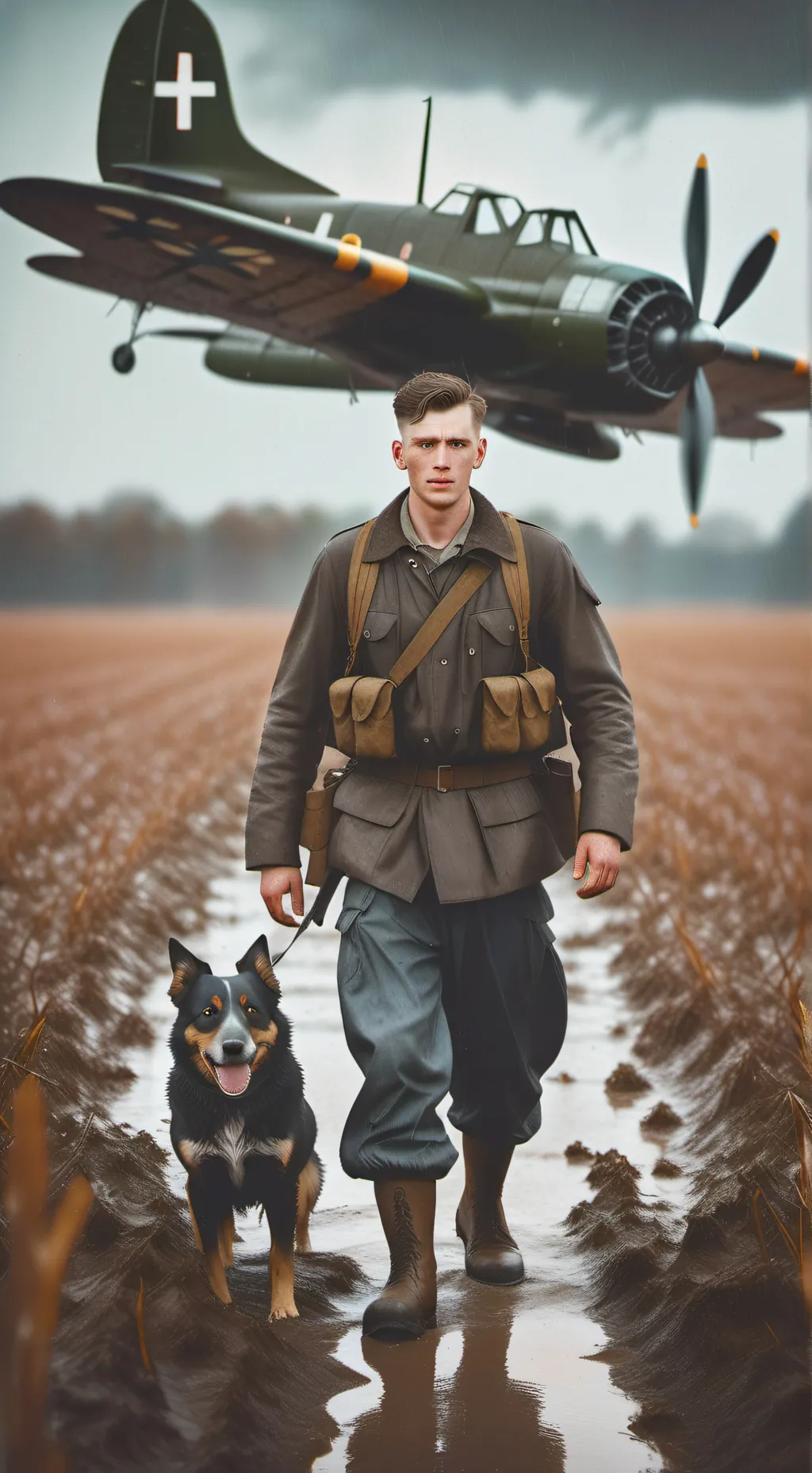 ai character: WW2 background