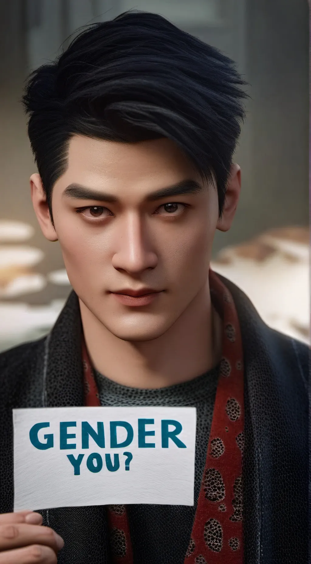 ai character: meme background