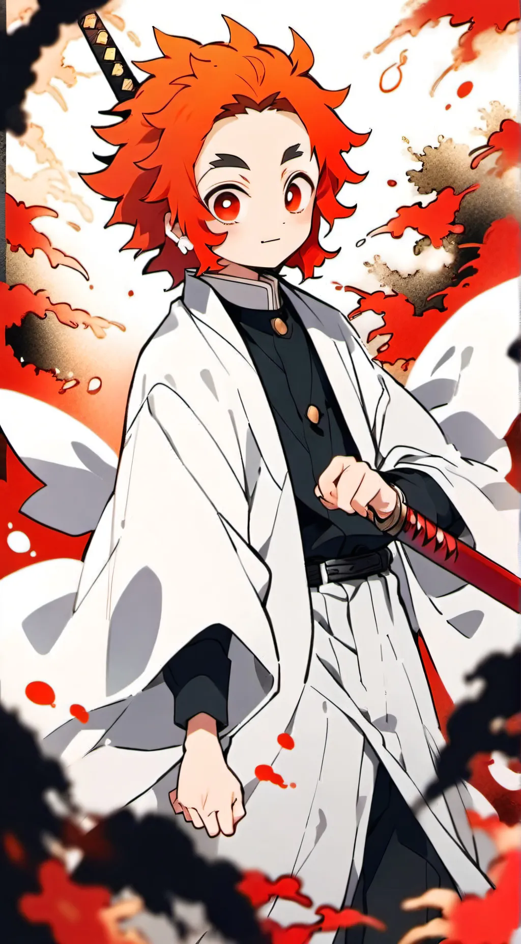 ai character: demon slayer background